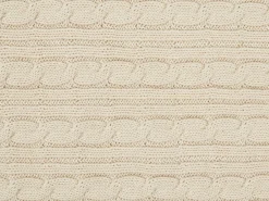Coperta ANAMUR Cotone 110 x 180 cm Beige