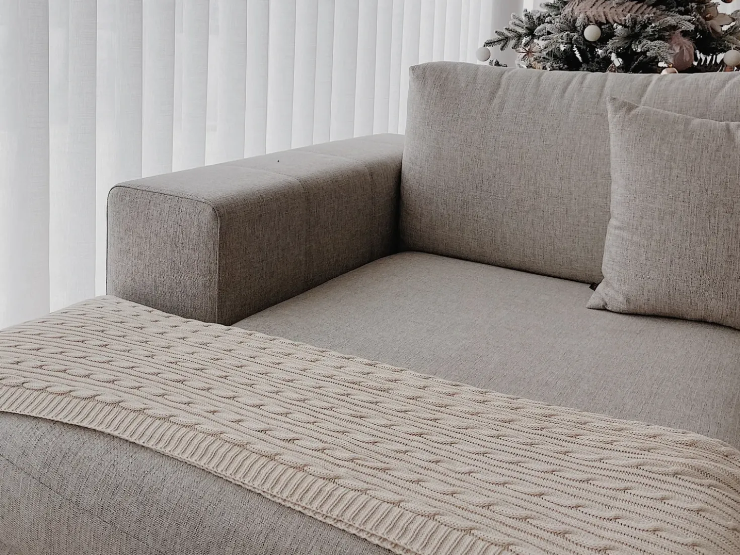 Coperta ANAMUR Cotone 110 x 180 cm Beige