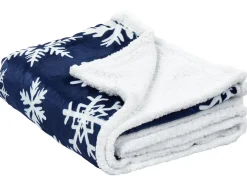 Coperta ANISE 150 x 200 cm Blu scuro