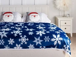 Coperta ANISE 150 x 200 cm Blu scuro
