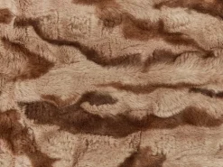 Coperta BAKIRA Finta pelliccia 200 x 220 cm Marrone