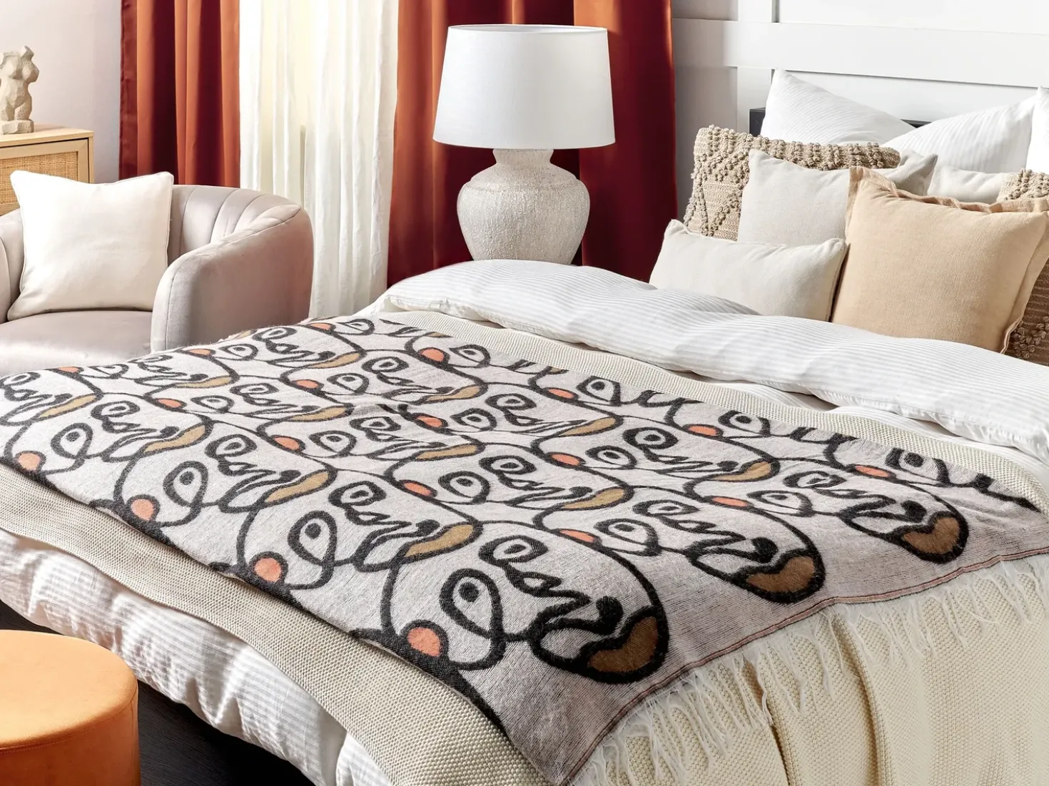 Coperta BARBOT 130 x 170 cm Multicolore