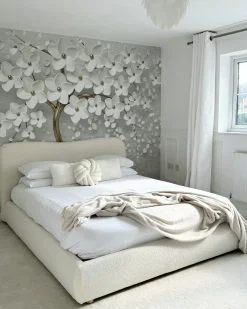 Coperta BAYBURT 200 x 220 cm Bianco sporco