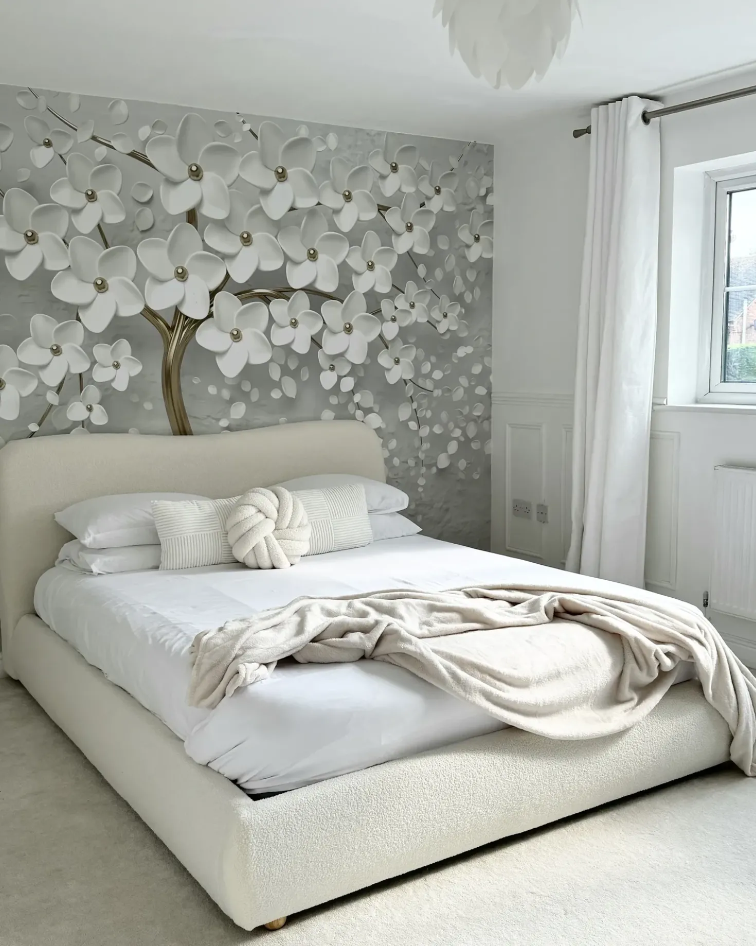 Coperta BAYBURT 200 x 220 cm Bianco sporco