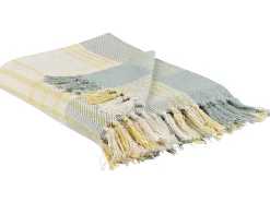 Coperta BETALI Cotone 125 x 150 cm Giallo