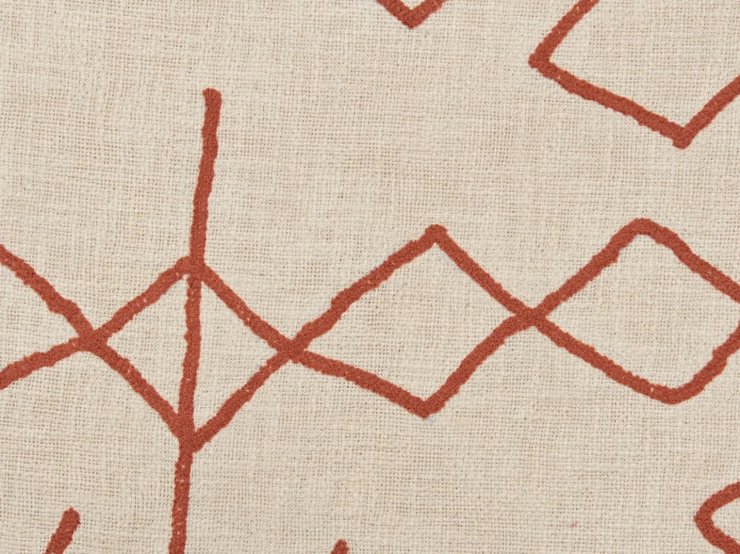 Coperta BHIWANI Cotone 130 x 180 cm Beige