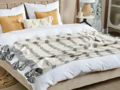 Coperta CAYIR Cotone 130 x 170 cm Beige
