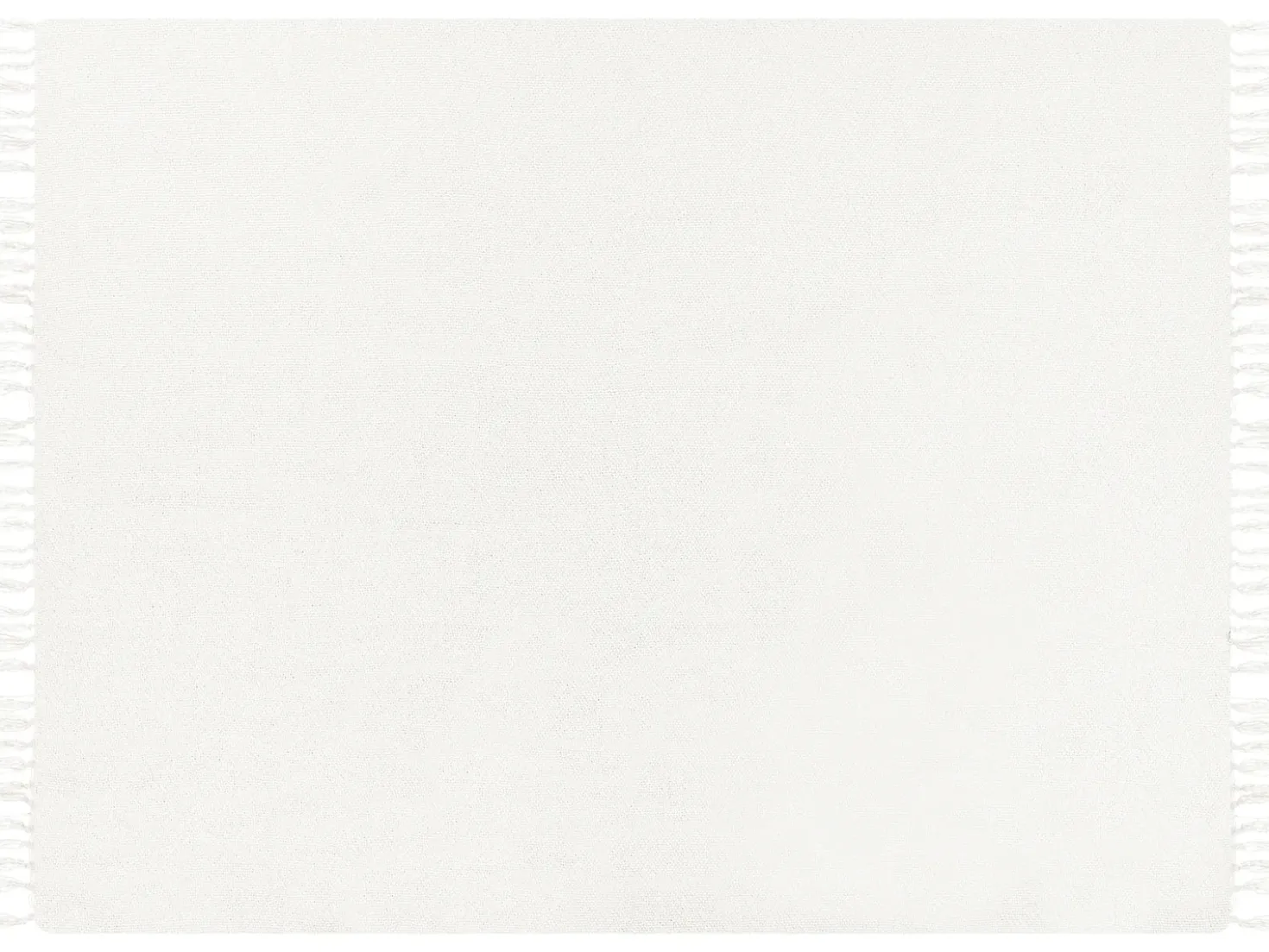 Coperta CHAOHANI Tessuto 150 x 200 cm Bianco sporco