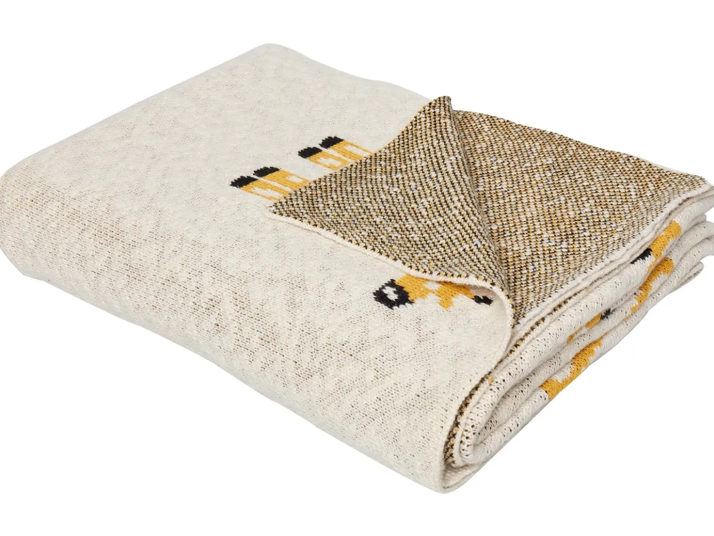 Coperta CHILARI Cotone 130 x 170 cm Beige