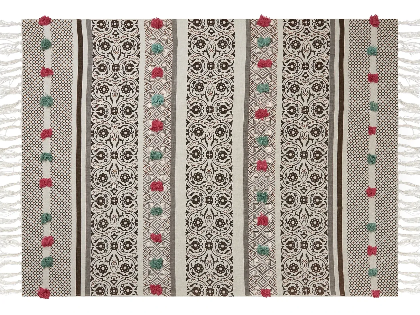 Coperta CHINSURAH Cotone 130 x 180 cm Marrone
