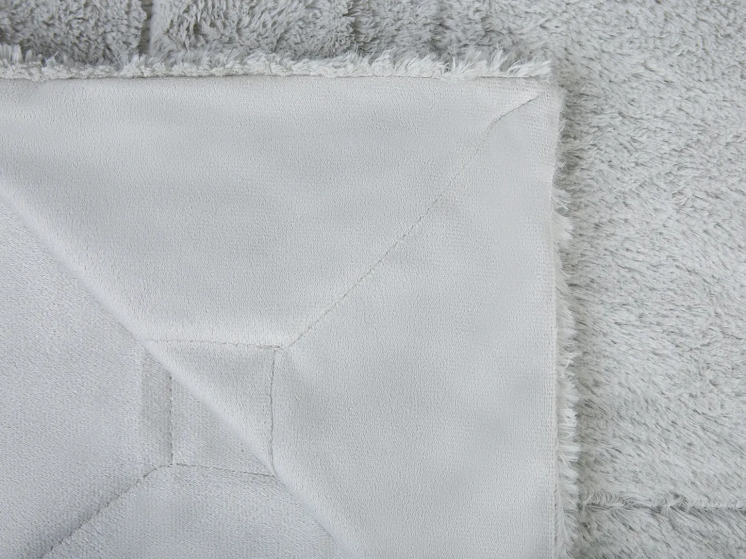 Coperta GELIK 180 x 200 cm Grigio chiaro
