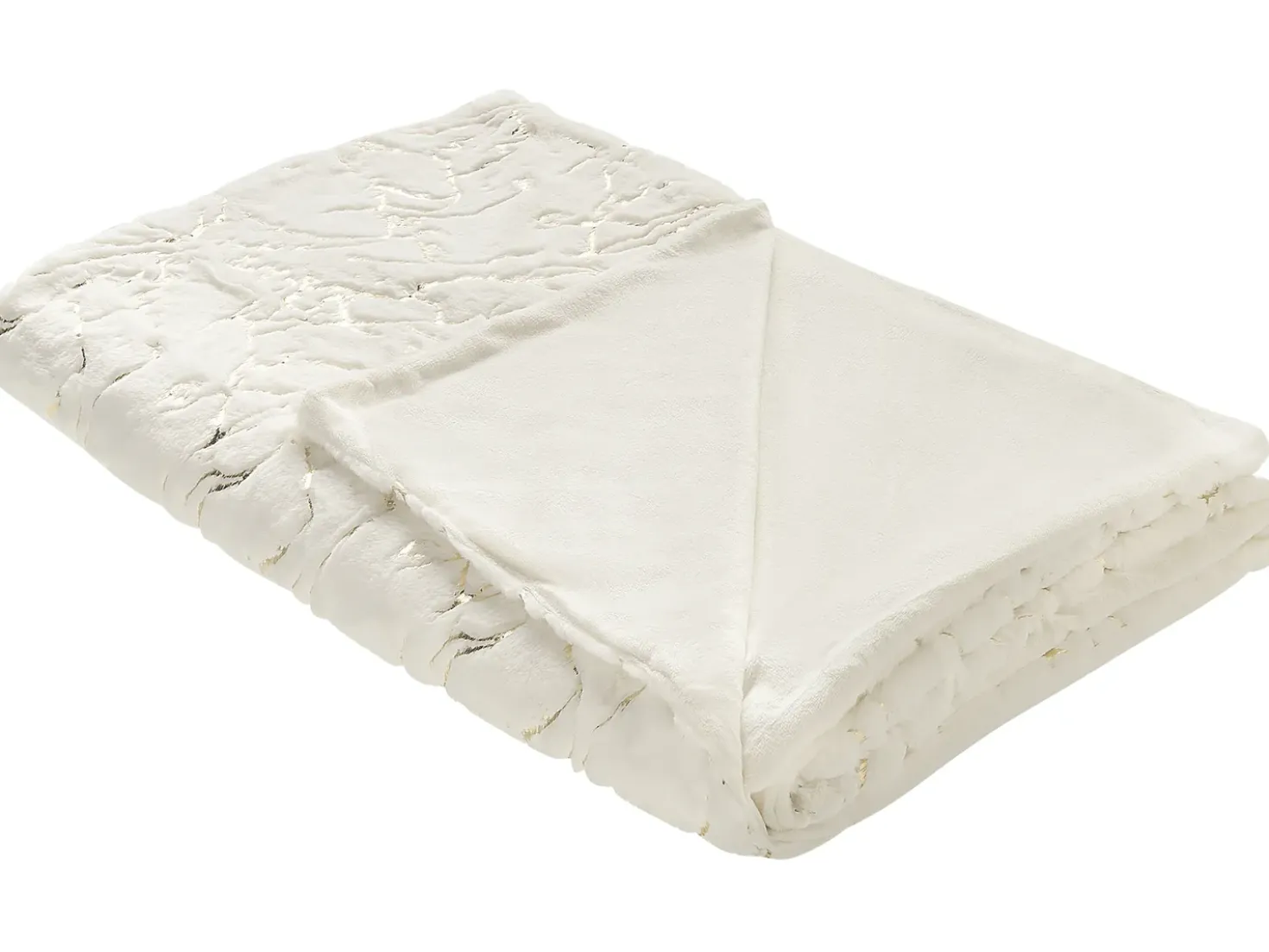 Coperta GODAVARI 130 x 180 cm Bianco sporco