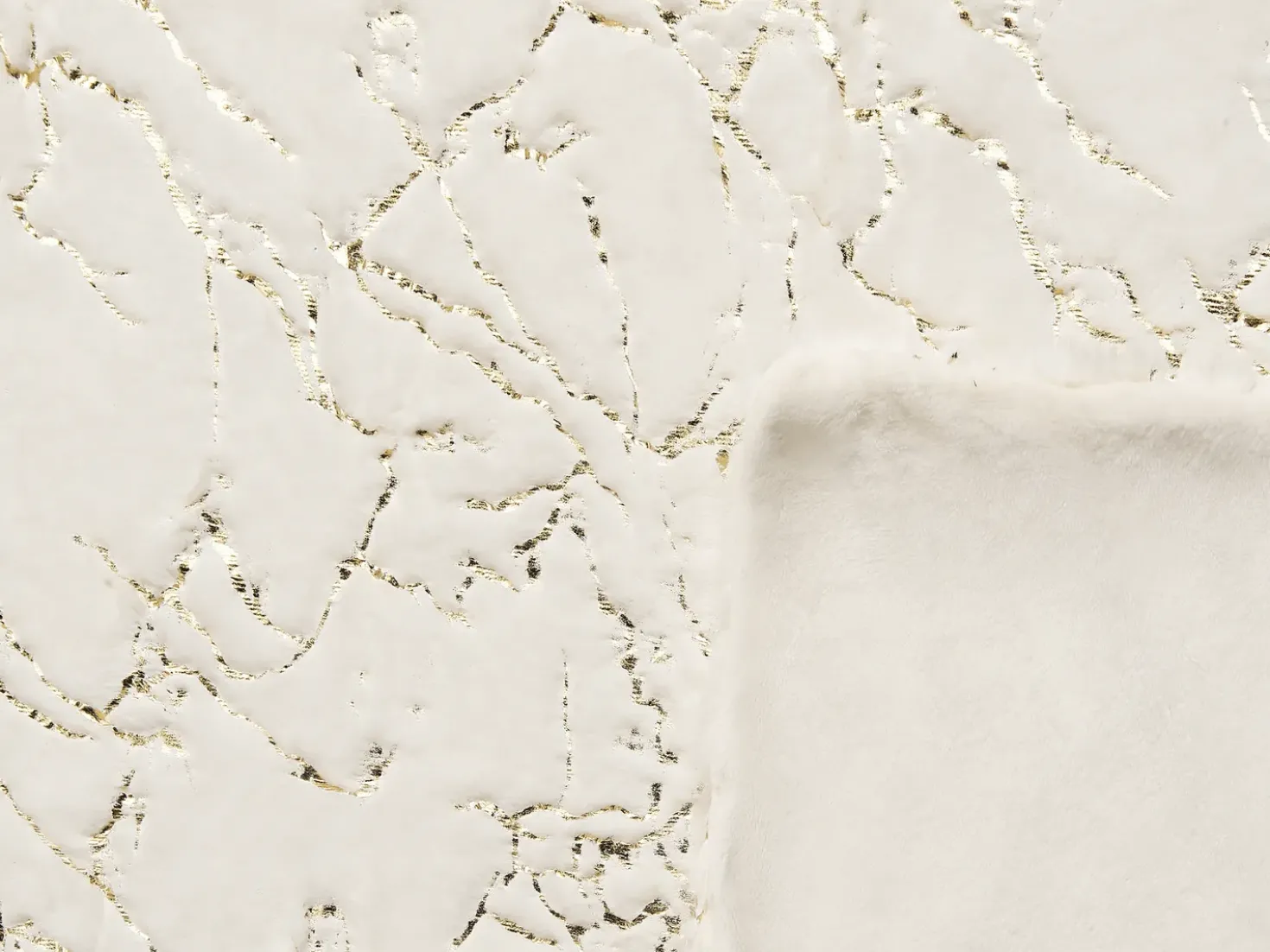 Coperta GODAVARI 130 x 180 cm Bianco sporco