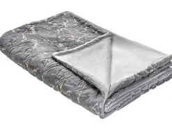 Coperta GODAVARI 130 x 180 cm Grigio