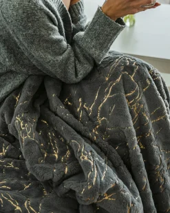 Coperta GODAVARI 130 x 180 cm Grigio