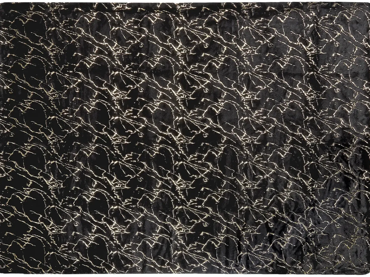 Coperta GODAVARI 130 x 180 cm Nero