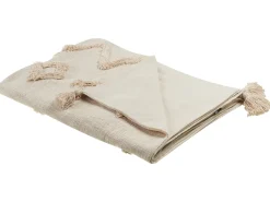 Coperta GUNA Cotone 130 x 180 cm Beige