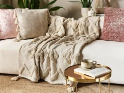 Coperta GUNA Cotone 130 x 180 cm Beige