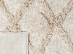 Coperta GUNA Cotone 130 x 180 cm Beige