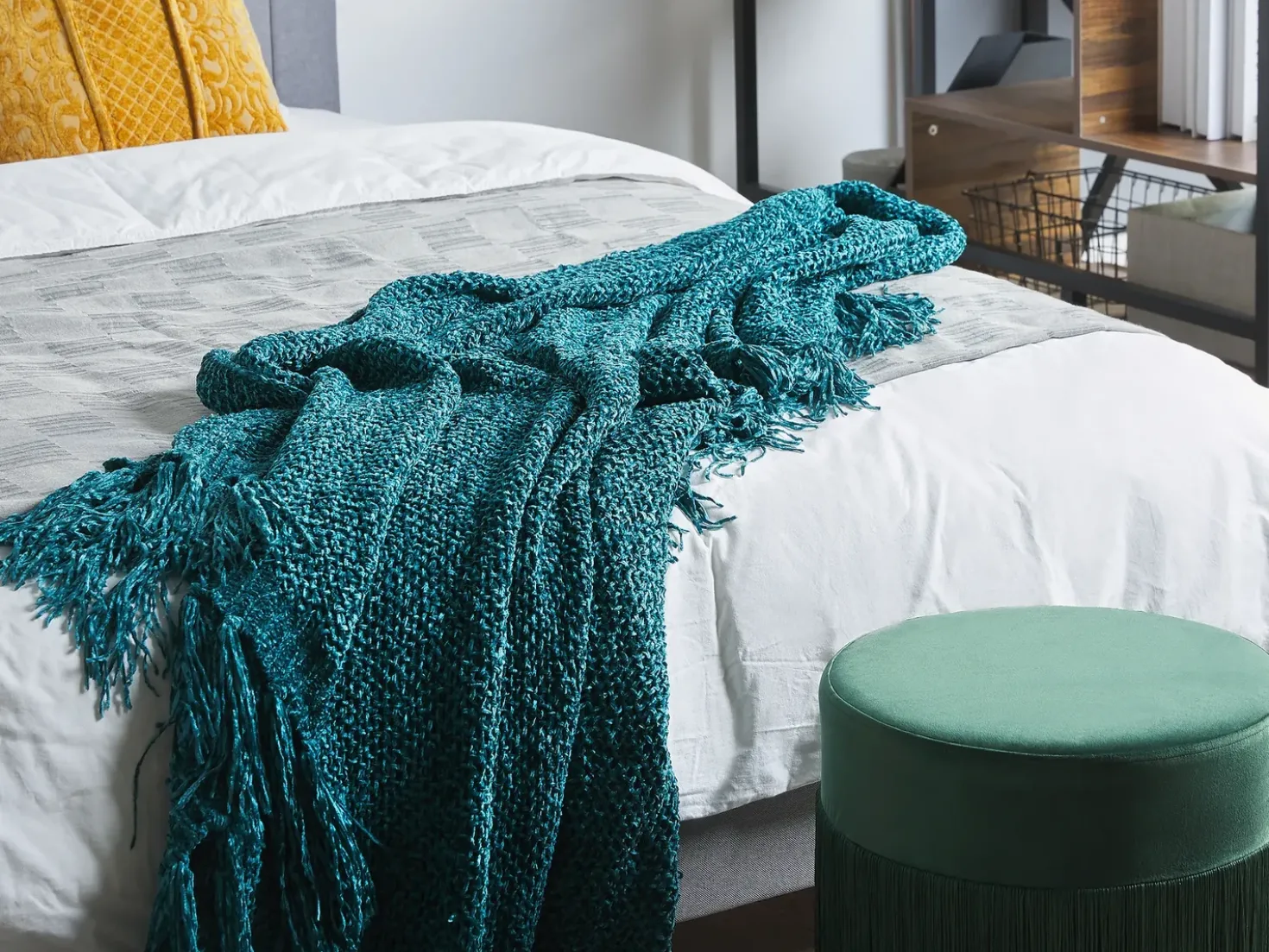 Coperta HAMAT 150 x 200 cm Verde smeraldo