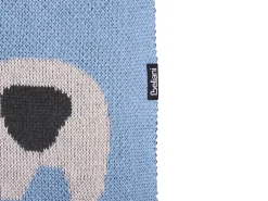 Coperta HILKOT Cotone 130 x 170 cm Blu