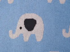 Coperta HILKOT Cotone 130 x 170 cm Blu