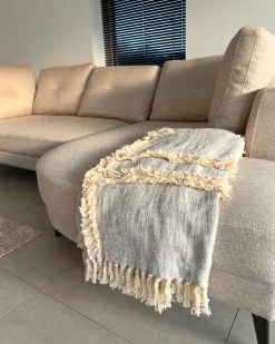 Coperta HOSPET Cotone 130 x 180 cm Grigio