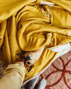 Coperta JALKINI 130 x 170 cm Giallo