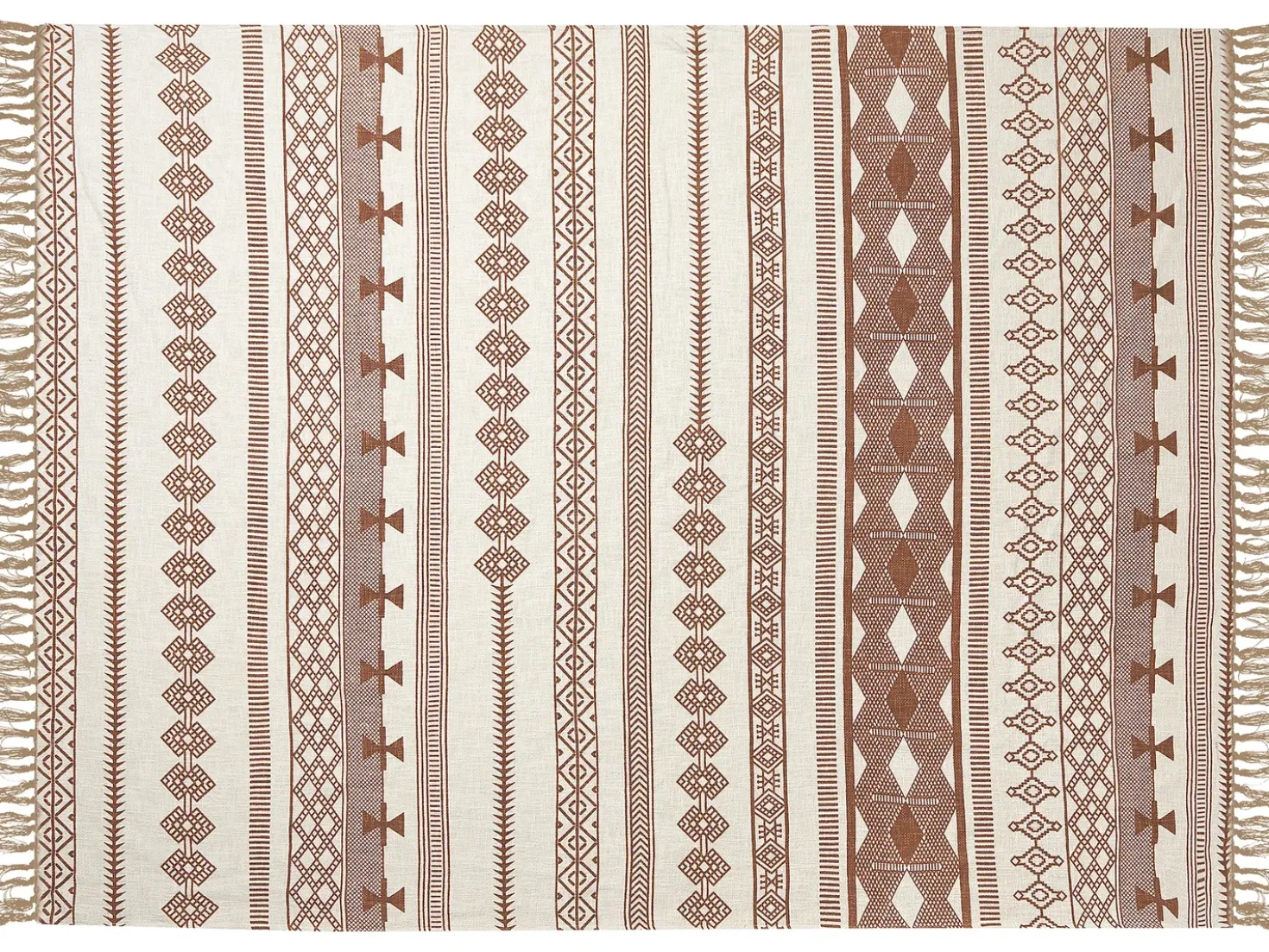 Coperta JORHAT Cotone 130 x 180 cm Beige