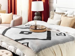 Coperta KATTIKE Tessuto 130 x 170 cm Grigio