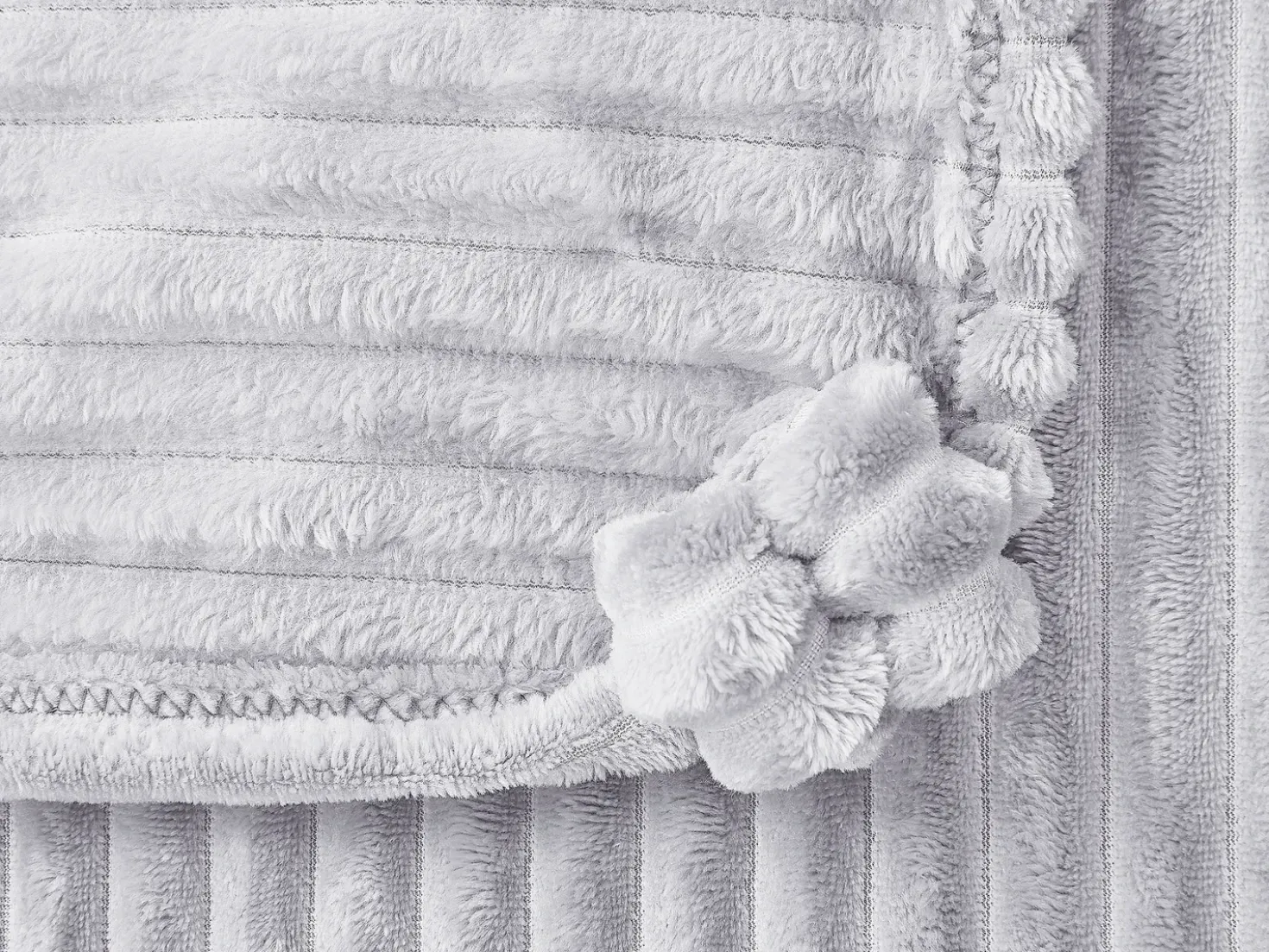Coperta KAWERI 150 x 200 cm Grigio chiaro