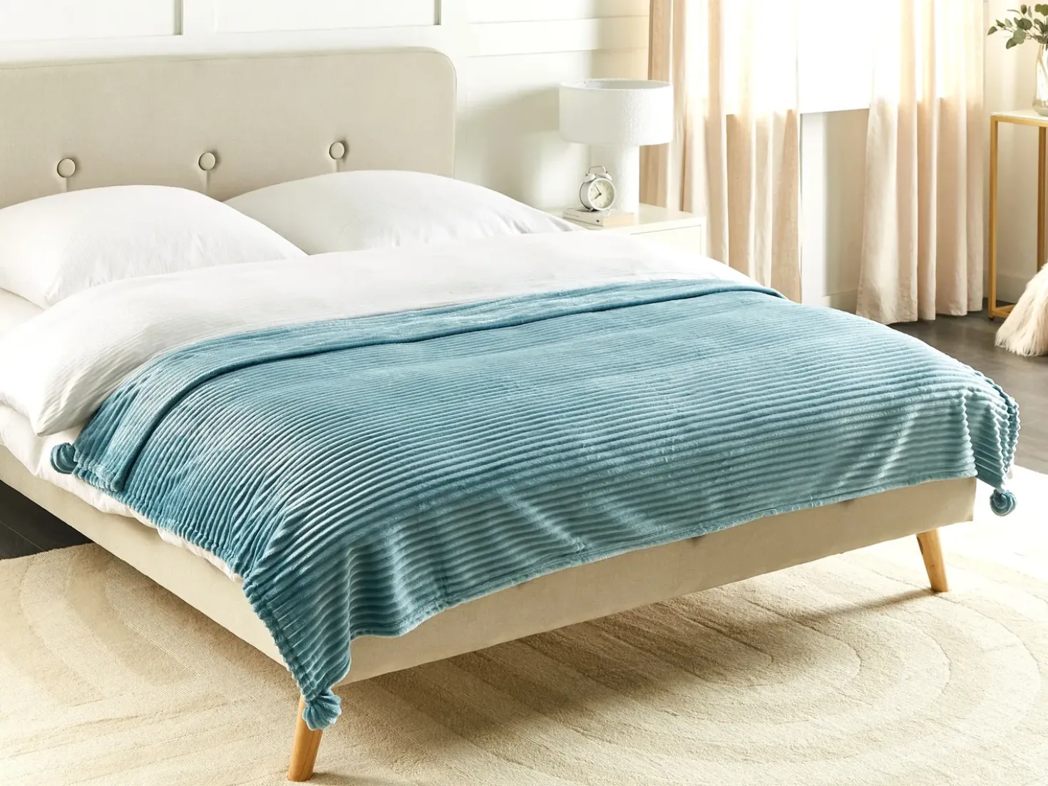 Coperta KAWERI 150 x 200 cm Verde chiaro