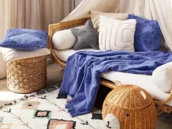 Coperta KHARI Cotone 125 x 150 cm Viola
