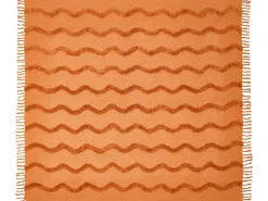 Coperta KHARI Cotone 200 x 200 cm Arancione