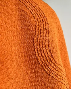 Coperta KHARI Cotone 125 x 150 cm Arancione