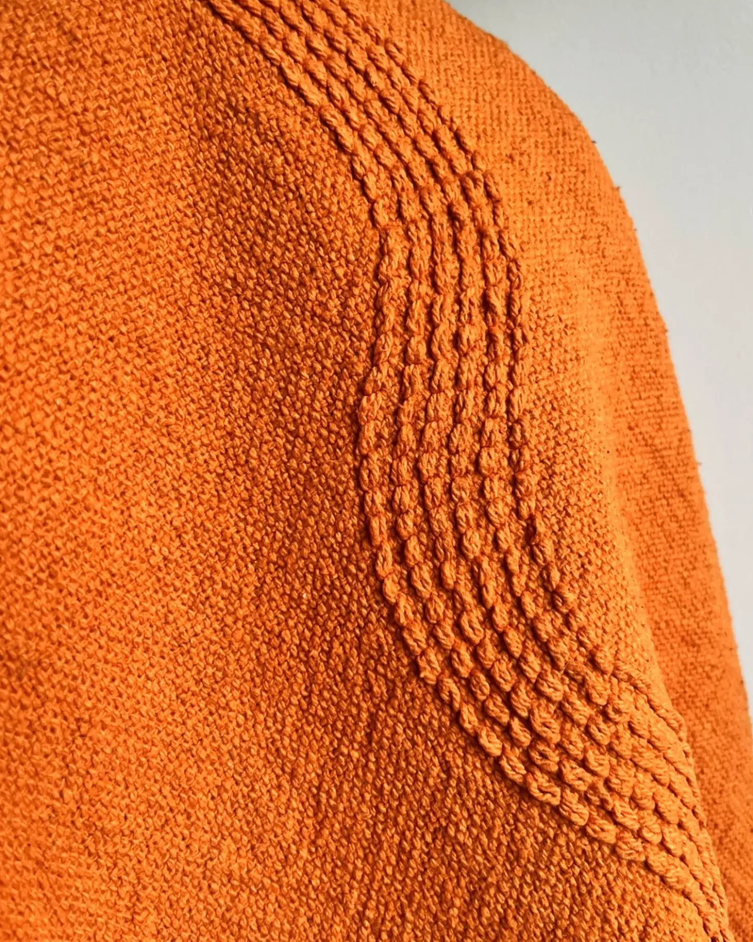 Coperta KHARI Cotone 125 x 150 cm Arancione