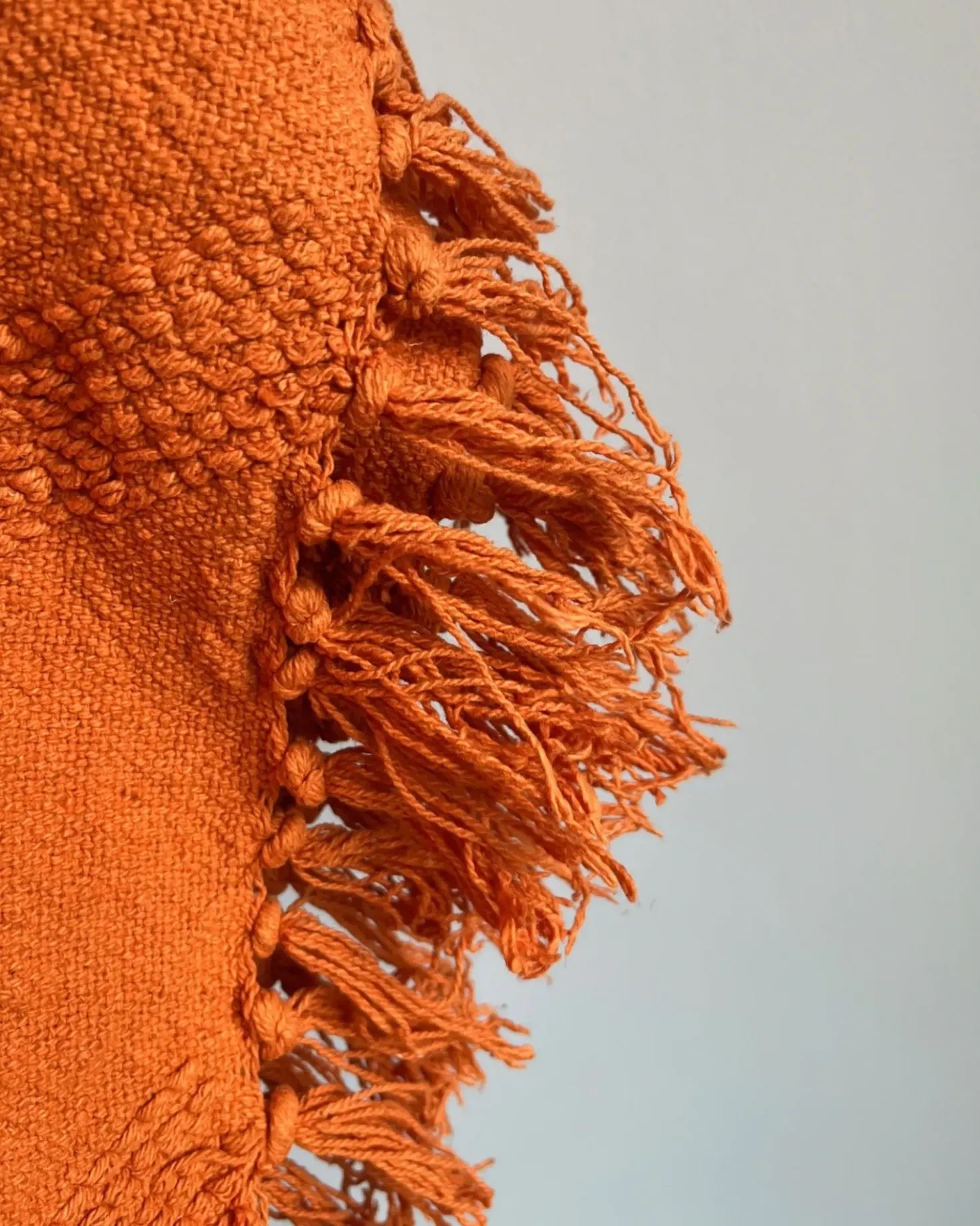 Coperta KHARI Cotone 125 x 150 cm Arancione