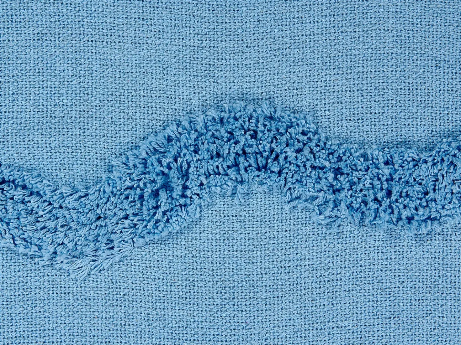 Coperta KHARI Cotone 125 x 150 cm Azzurro