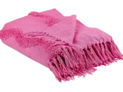 Coperta KHARI Cotone 125 x 150 cm Rosa