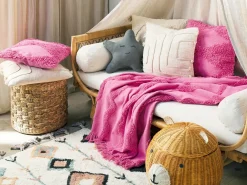 Coperta KHARI Cotone 125 x 150 cm Rosa