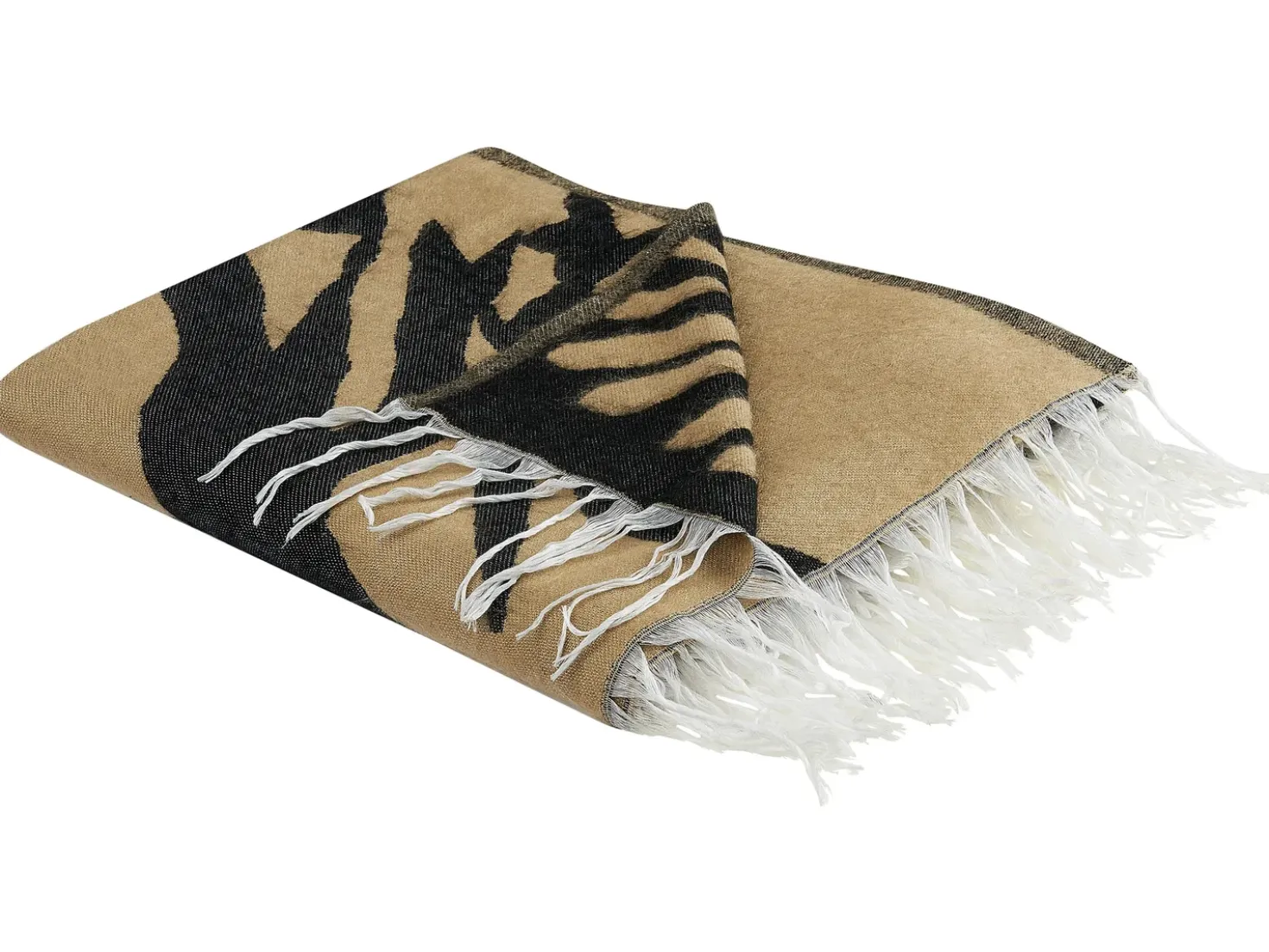 Coperta KUDIYA 130 x 170 cm Beige