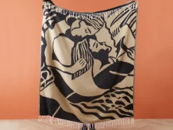 Coperta KUDIYA 130 x 170 cm Beige