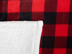 Coperta LIQUORICE 150 x 200 cm Rosso