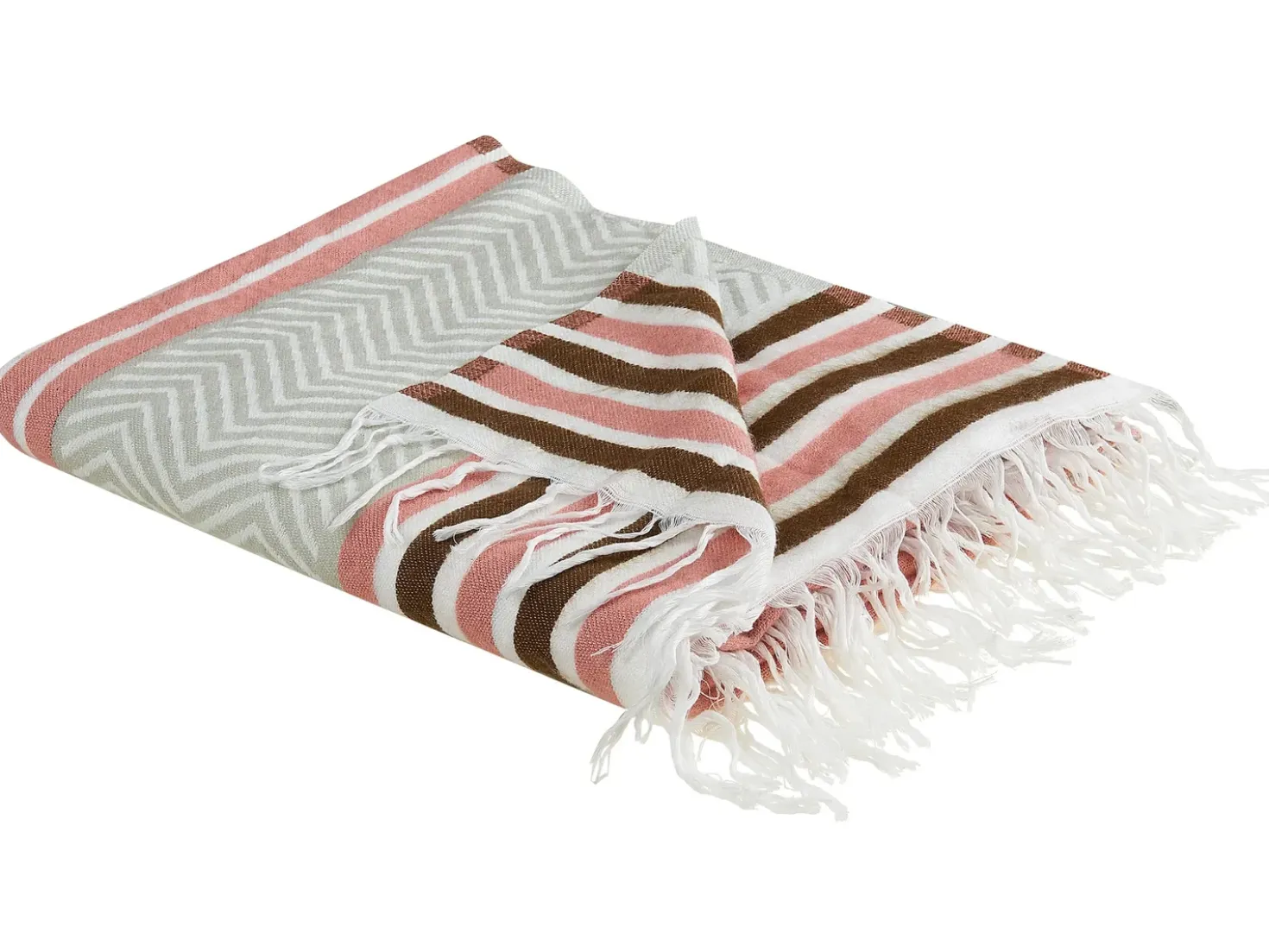 Coperta MAGAR Tessuto 130 x 170 cm Beige