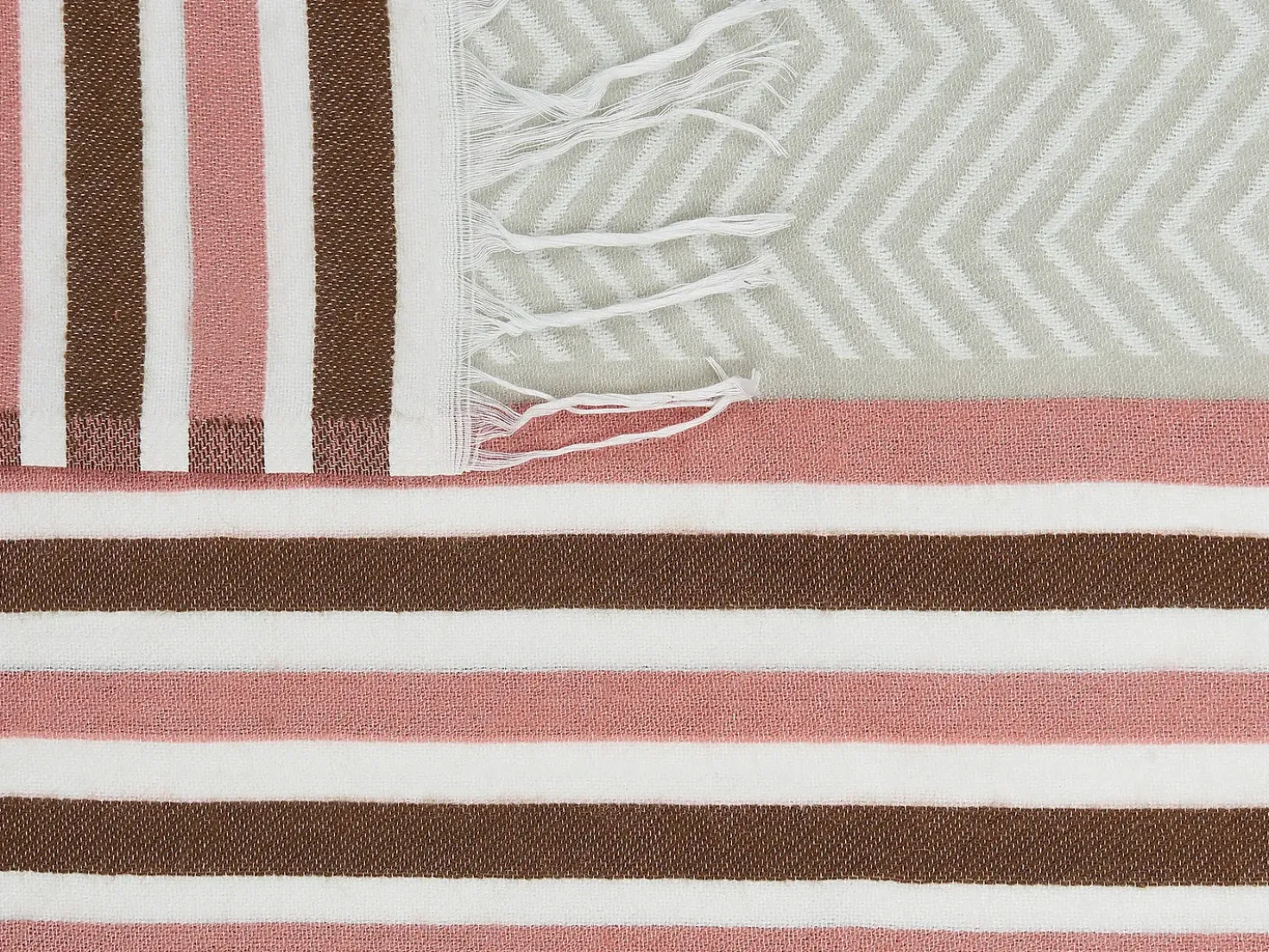 Coperta MAGAR Tessuto 130 x 170 cm Beige