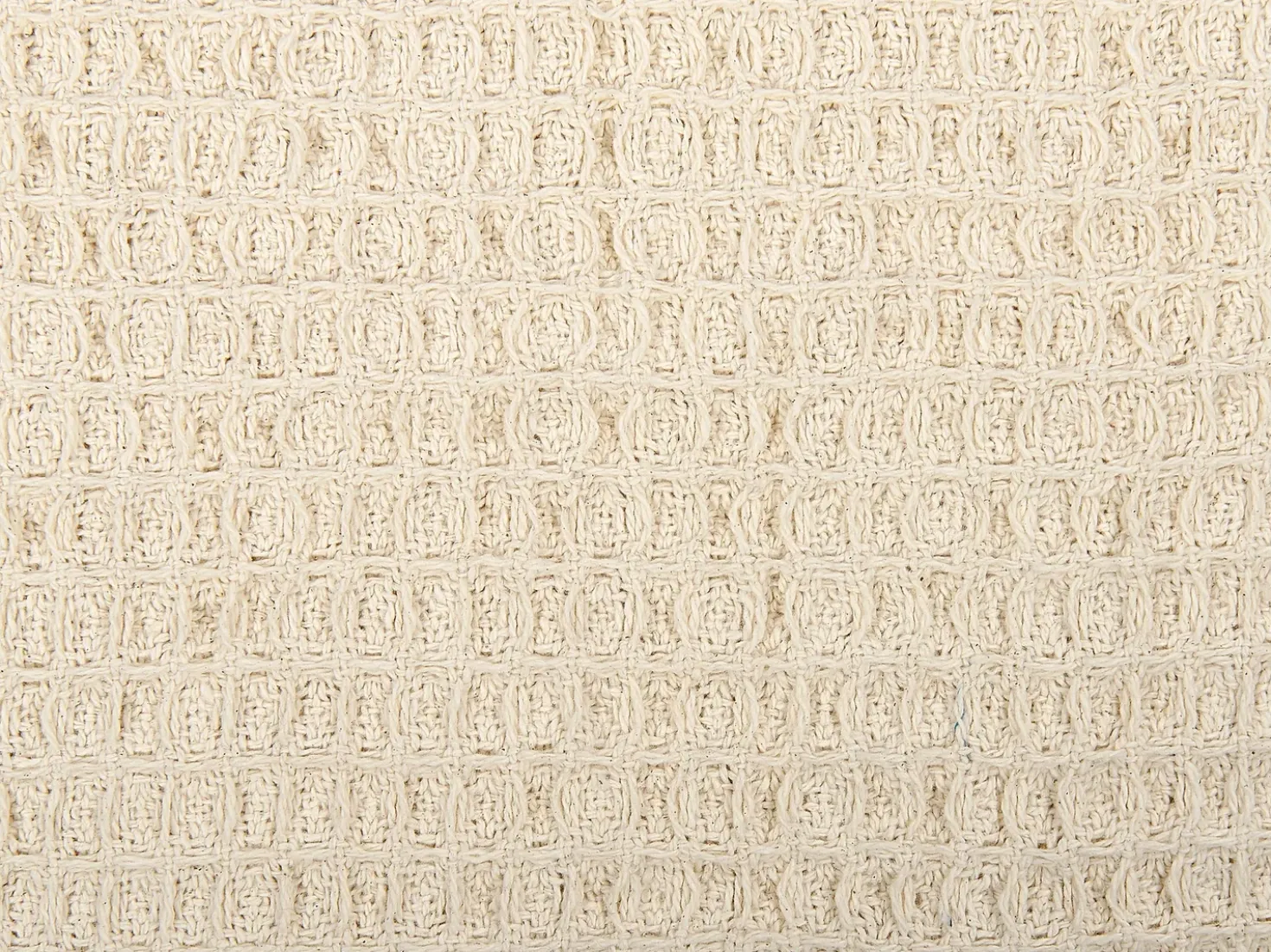Coperta MALU Cotone 125 x 150 cm Beige chiaro