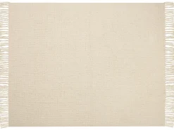 Coperta MALU Cotone 125 x 150 cm Beige chiaro