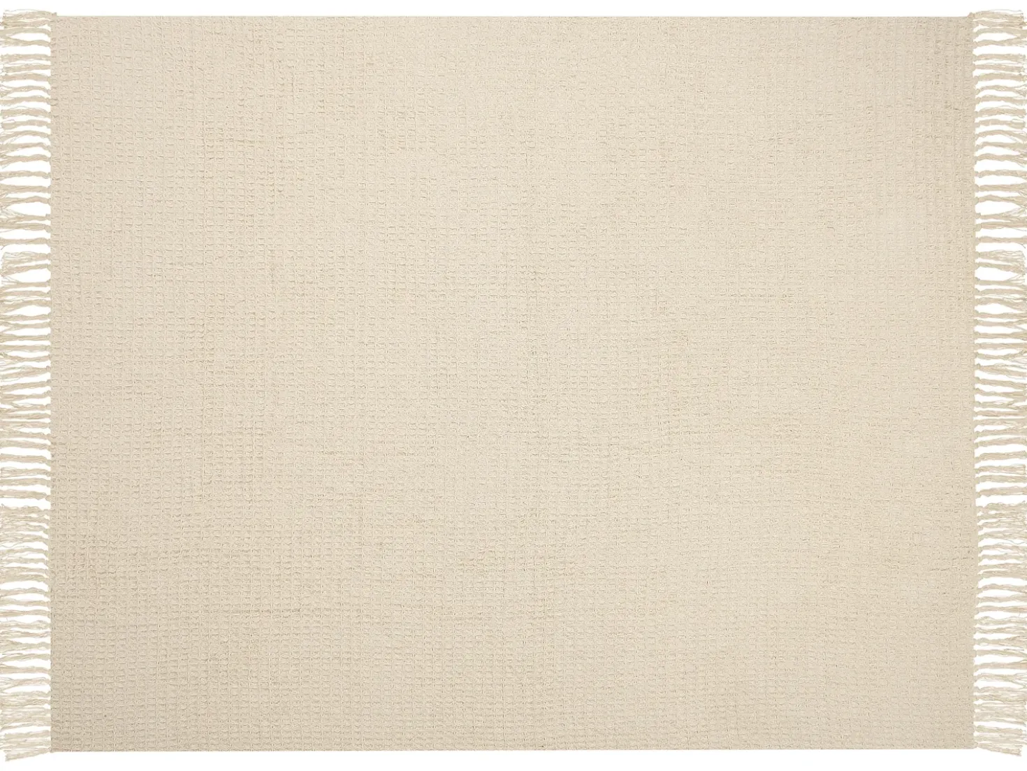 Coperta MALU Cotone 125 x 150 cm Beige chiaro