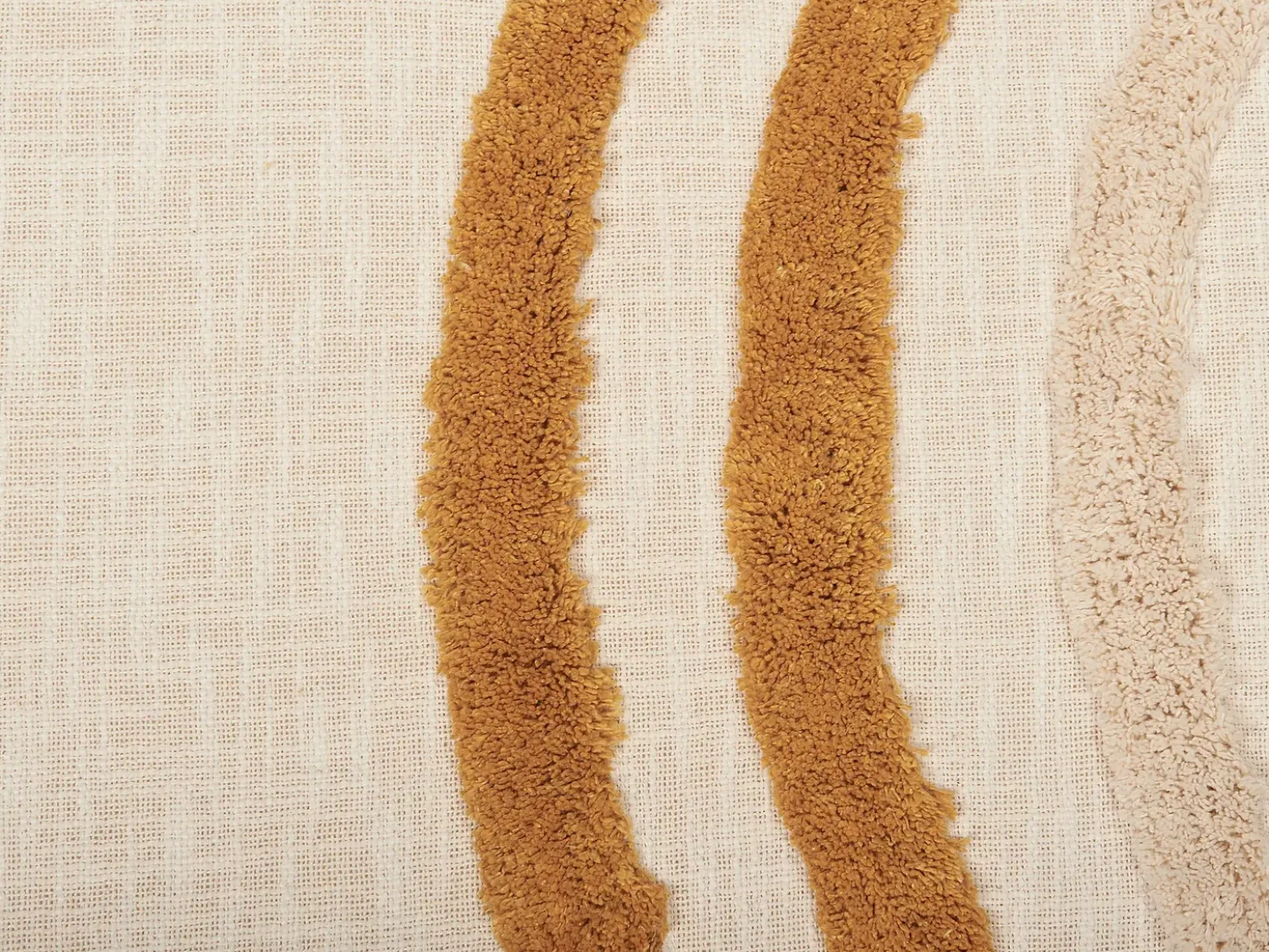 Coperta MATHURA Cotone 130 x 180 cm Beige