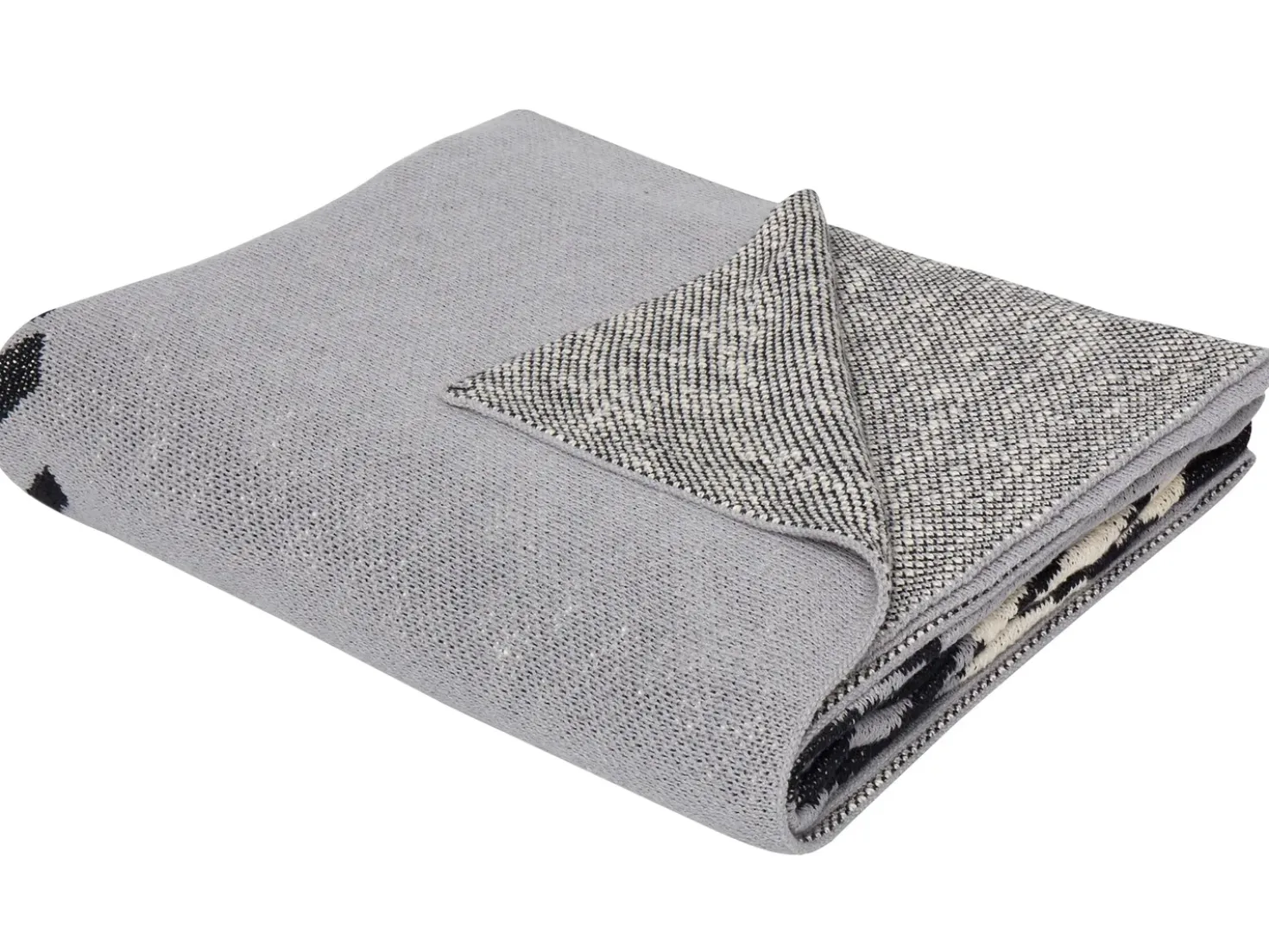 Coperta MATTA Cotone 130 x 170 cm Grigio